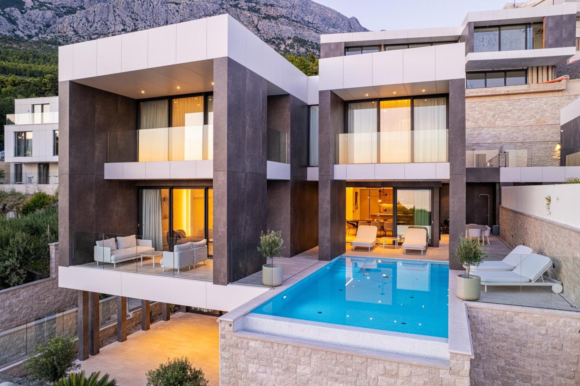 Seaside Luxury Villa With A Swimming Pool Baska Voda, Makarska - 23370 Esterno foto